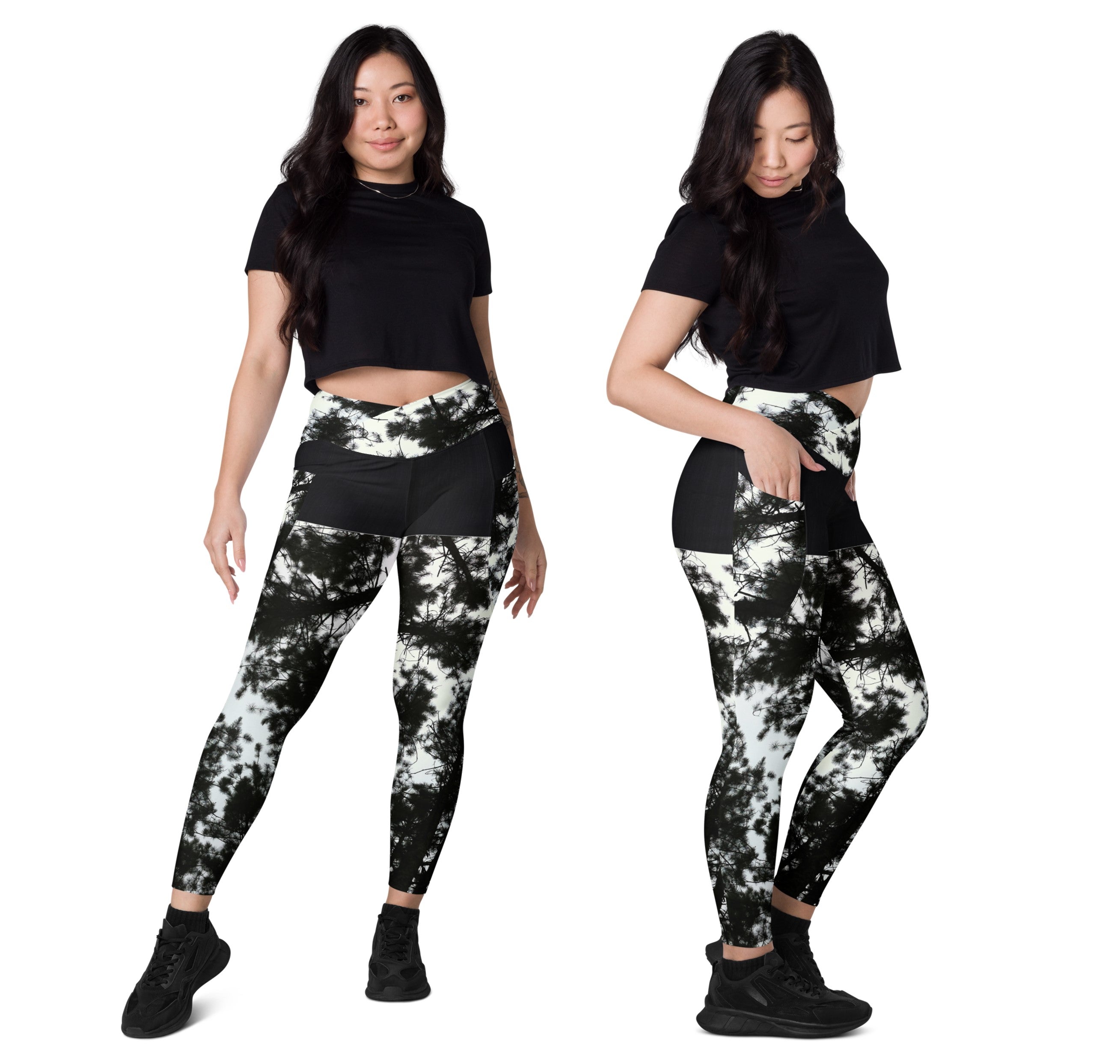 yoga-leggings-with-pockets-crossover-high-waist-black-white-alpine-air-wickedyo3